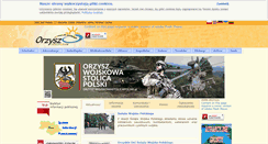 Desktop Screenshot of orzysz.pl